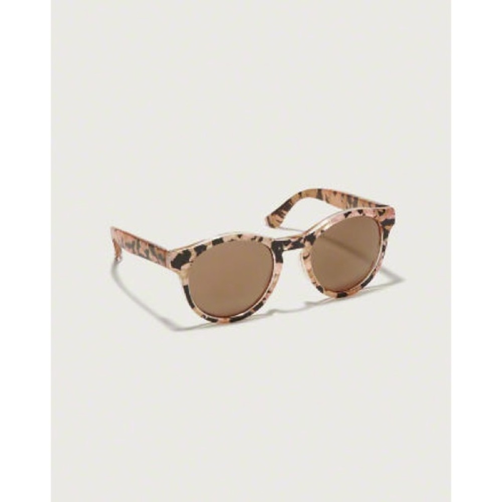 Abercrombie & Fitch Tortoise Shell Round Sunglass… - image 1